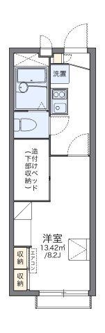 レオパレスサンバードAの間取り画像