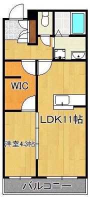 シャーメゾン優蒼の杜 壱番館の間取り画像