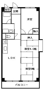 グリーンルーフコートの間取り画像