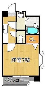 ハイドパーク一枝の間取り画像