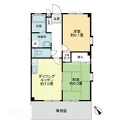 フォブール川津Dの間取り画像