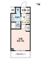 プレール・ドゥーク梅島の間取り画像