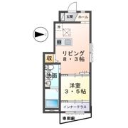 ベル フォレⅡの間取り画像