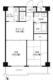 サンライズ梶ヶ谷の間取り画像