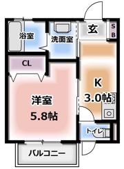 シャーメゾン松屋町の間取り画像