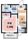 シャーメゾン松屋町の間取り画像