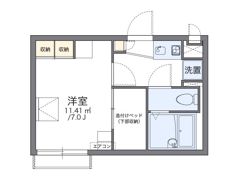 レオパレスクレインの間取り画像