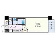 プレサンス梅田ヴェルテの間取り画像