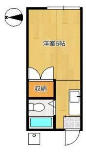 ヒラマツハイツの間取り画像