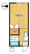 ヒラマツハイツの間取り画像