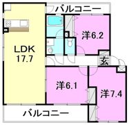 永田マンション2の間取り画像