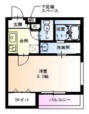 フジパレス江坂Ⅵ番館の間取り画像