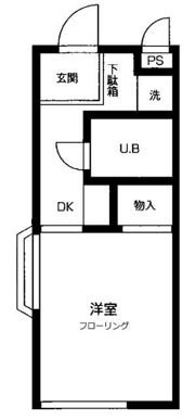 ハイツほんだの間取り画像