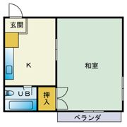 小柳ハイツの間取り画像