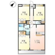 ボンヌール ラパンの間取り画像