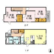 カラ―ラ出石の間取り画像