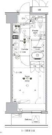 レアライズ浅草Ⅱの間取り画像