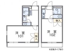 レオパレス深谷の間取り画像