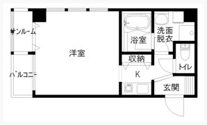 スクエアコートの間取り画像