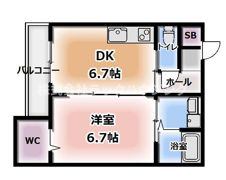 セラフィーメゾン郡元町の間取り画像