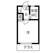 クレセール道徳の間取り画像