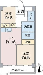 エスポワール長久手の間取り画像