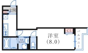 ALEGRIA芦屋西の間取り画像