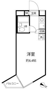 エスポワール中目黒の間取り画像