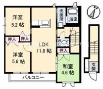 サニーベイル 2番館の間取り画像