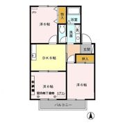 クイーンハイツ Ⅱの間取り画像