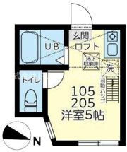 ユナイト衣笠マルセロの瞳の間取り画像