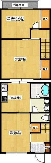 クレール円座の間取り画像