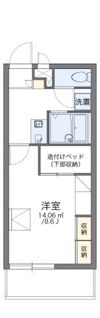 レオパレスフォレスト錦の間取り画像