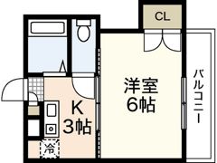 シングルピア五日市の間取り画像