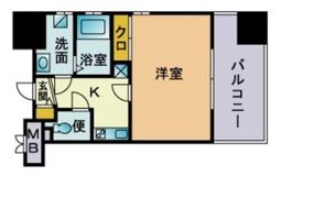 サヴォイテンジンクウォーターの間取り画像