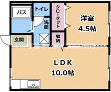 サニーハイツA棟の間取り画像