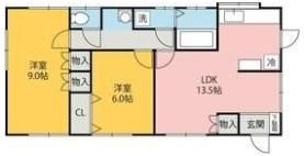太田町貸家の間取り画像