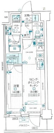 デュオステージ浦和岸町の間取り画像