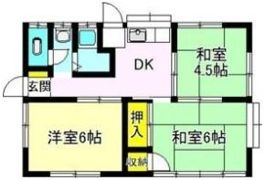 吉井ハツノ・志江 所有貸家の間取り画像
