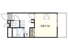レオパレス花上の間取り画像