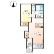 ソレアード・ハイムAの間取り画像
