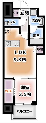 アーバネックス南森町EASTの間取り画像