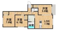 POEM千歳Ⅰの間取り画像