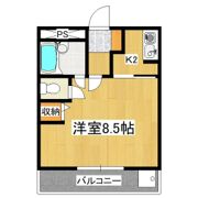 エルハイツの間取り画像