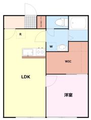 明峰ハイツBの間取り画像