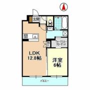 棒屋第12下池ハイツの間取り画像
