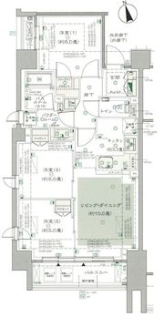 セントラルレジデンス西早稲田の間取り画像