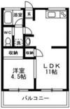 ハイツ早川の間取り画像