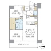 デュオフラッツ葛西の間取り画像