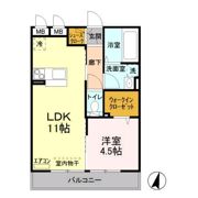 ラ・ソレイユ Aの間取り画像